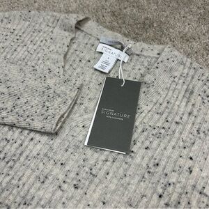 Nordstrom Signature Cashmere Sweater Women’s Small Gray New with Tags NWT‎